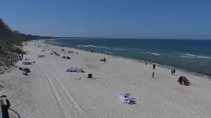 Kamera w Kołobrzegu z widokiem na plażę