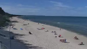 Kamera w Kołobrzegu z widokiem na plażę