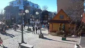 Widok na Krupówki w Zakopanem