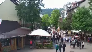 Krupówki - Camera on the promenade in Zakopane