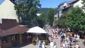 Krupówki - Camera on the promenade in Zakopane