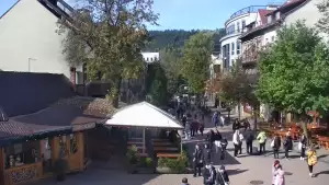 Krupówki - Camera on the promenade in Zakopane