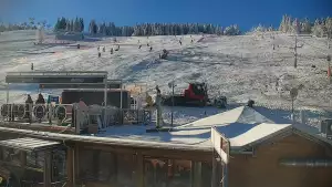 Widok z Kamery na stok Zieleniec Sport Arena - Winterpol