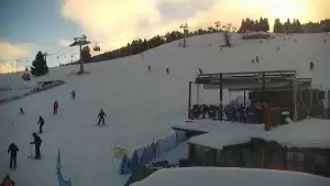 Widok z Kamery na stok Zieleniec Sport Arena - Winterpol