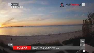 Widoki z kamer na 50 najpiękniejszych plaż w Polsce.