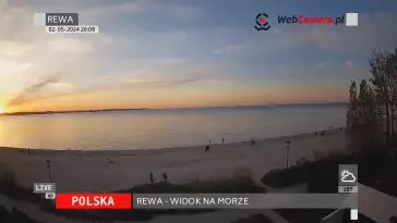 Widoki z kamer na 50 najpiękniejszych plaż w Polsce.