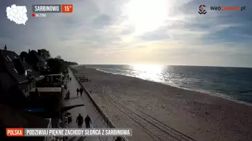 Widoki z kamer na 50 najpiękniejszych plaż w Polsce.