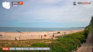 Widoki z kamer na 50 najpiękniejszych plaż w Polsce.