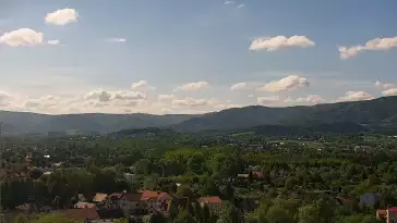 Widok na centrum miasta Andrychowa