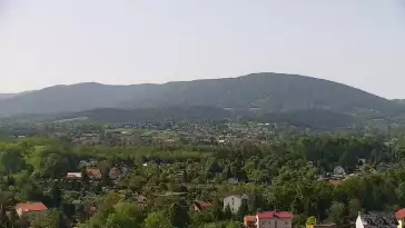 Widok na centrum miasta Andrychowa