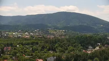 Widok na centrum miasta Andrychowa
