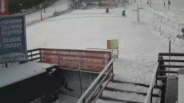 Widok na orczyk ANTKI w kompleksie narciarskim Zieleniec Sport Arena