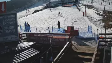 Widok na orczyk ANTKI w kompleksie narciarskim Zieleniec Sport Arena