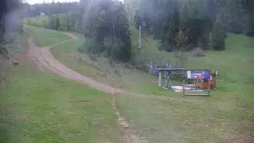 Widok na trasy narciarskie na Słowacji. Online prosto z ośrodka Bachledka - Jezersko