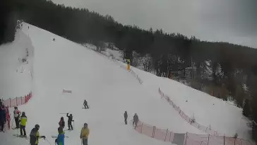 Widok na trasy narciarskie na Słowacji. Online prosto z ośrodka Bachledka - Jezersko