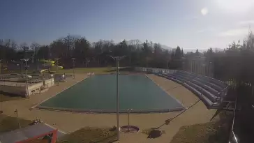 Obraz na pływalnie otwartą w Andrychowie obok Wadowic