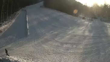 Biała Góra stok w Justynówce widok z kamery na orczyk NOWOŚĆ