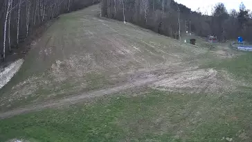 Biała Góra stok w Justynówce widok z kamery na orczyk NOWOŚĆ