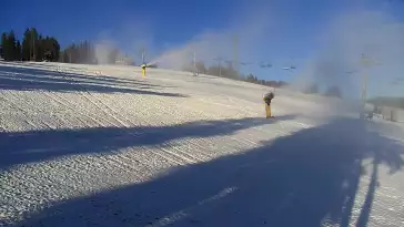 Widok z Kamery na stok KANIÓWKA w Białce Tatrzańskiej