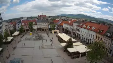 Bielsko-Biała kamera na Rynek Starego Miasta online NOWOŚĆ