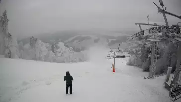 Bieszczad.ski - widok z górnej stacji NOWOŚĆ