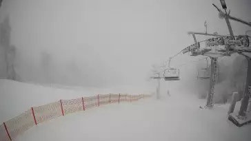 Bieszczad.ski - widok z górnej stacji NOWOŚĆ