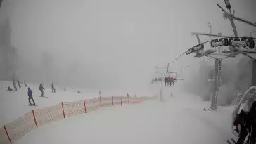 Bieszczad.ski - widok z górnej stacji NOWOŚĆ