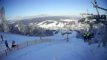 Bieszczad.ski - widok z górnej stacji NOWOŚĆ