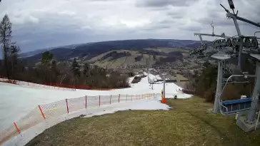 Bieszczad.ski - widok z górnej stacji NOWOŚĆ