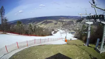 Bieszczad.ski - widok z górnej stacji NOWOŚĆ