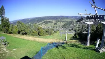 Bieszczad.ski - widok z górnej stacji NOWOŚĆ