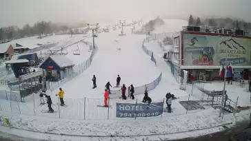 Bieszczad Ski - Wańkowa - widok na stok NOWOŚĆ