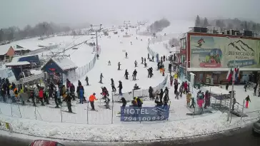 Bieszczad Ski - Wańkowa - widok na stok NOWOŚĆ