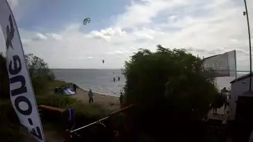 Widok z Kamery na Półwysep Helski Surf People