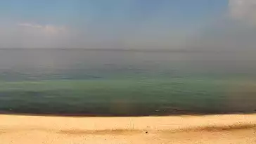 Widok na plażę w Chłapowie