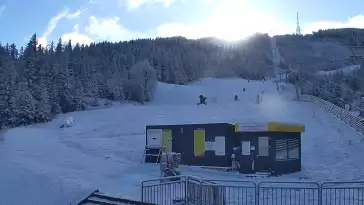 Widok na trasy Szczyrk - Jaworzyna w Centralnym Ośrodku Sportów