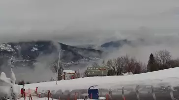 Widok na trasy Szczyrk - Jaworzyna w Centralnym Ośrodku Sportów