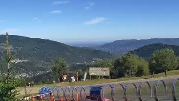 Widok na trasy Szczyrk - Jaworzyna w Centralnym Ośrodku Sportów