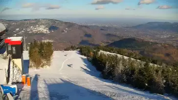 Widok na trasę narciarską Centralnego Ośrodka Sportów Zimowych