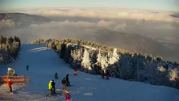 Widok na trasę narciarską Centralnego Ośrodka Sportów Zimowych