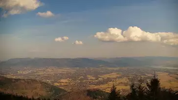 Widok na trasę narciarską Centralnego Ośrodka Sportów Zimowych