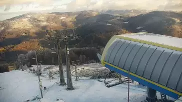 Widok z Kamery na stację narciarską CZANTORIA