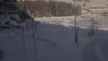 Nartostrada w Czarnej Górze Resort w Sudetach - widok na żywo