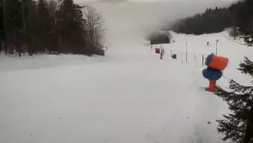 CZARNÓW SKI - widok z górnej stacji wyciągu orczykowego