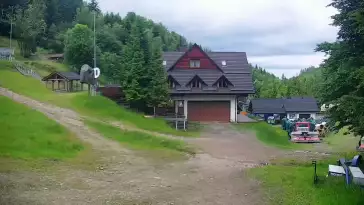 Kamera na żywo na stok Czarny- Groń w Rzykach.
