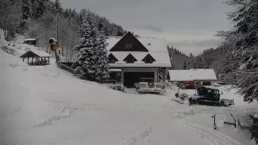 Kamera na żywo na stok Czarny- Groń w Rzykach.