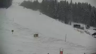 Kamera na żywo na stok Czarny- Groń w Rzykach.