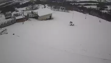 Widok na stację narciarską Czerwienne SKI na Podhalu.