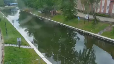 Widok na żywo na most obrotowy w Giżycku