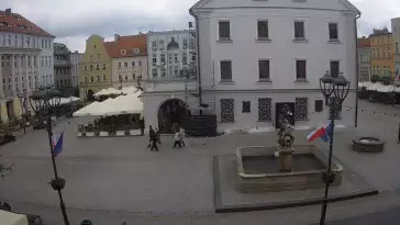 Ujęcie na przepiękne miasteczko - Gliwice.